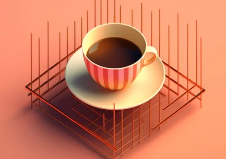 Unprecedented Growth Of Next-gen Intelligent Solutions there is cup coffee plate shelf generative ai
