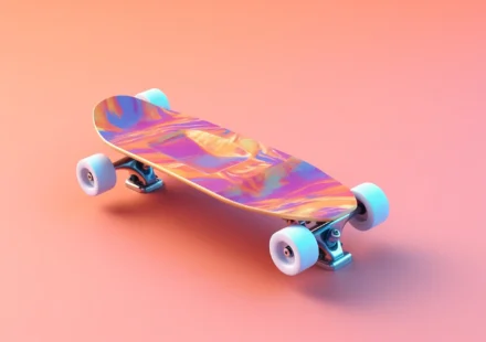 Shaping Tomorrow’s Landscape Of Intelligent Machines arafed skateboard with colorful design