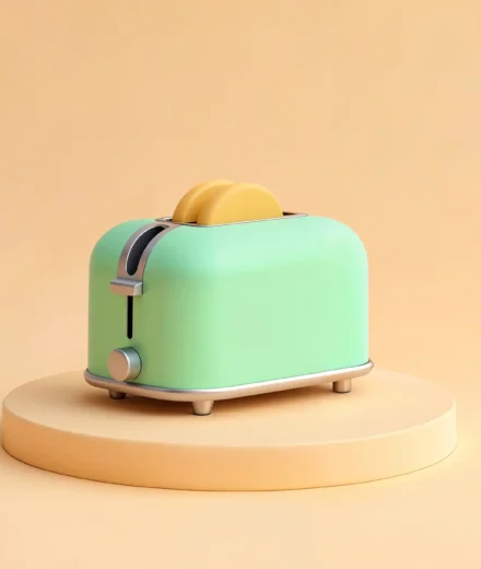 cute rounded 3d object